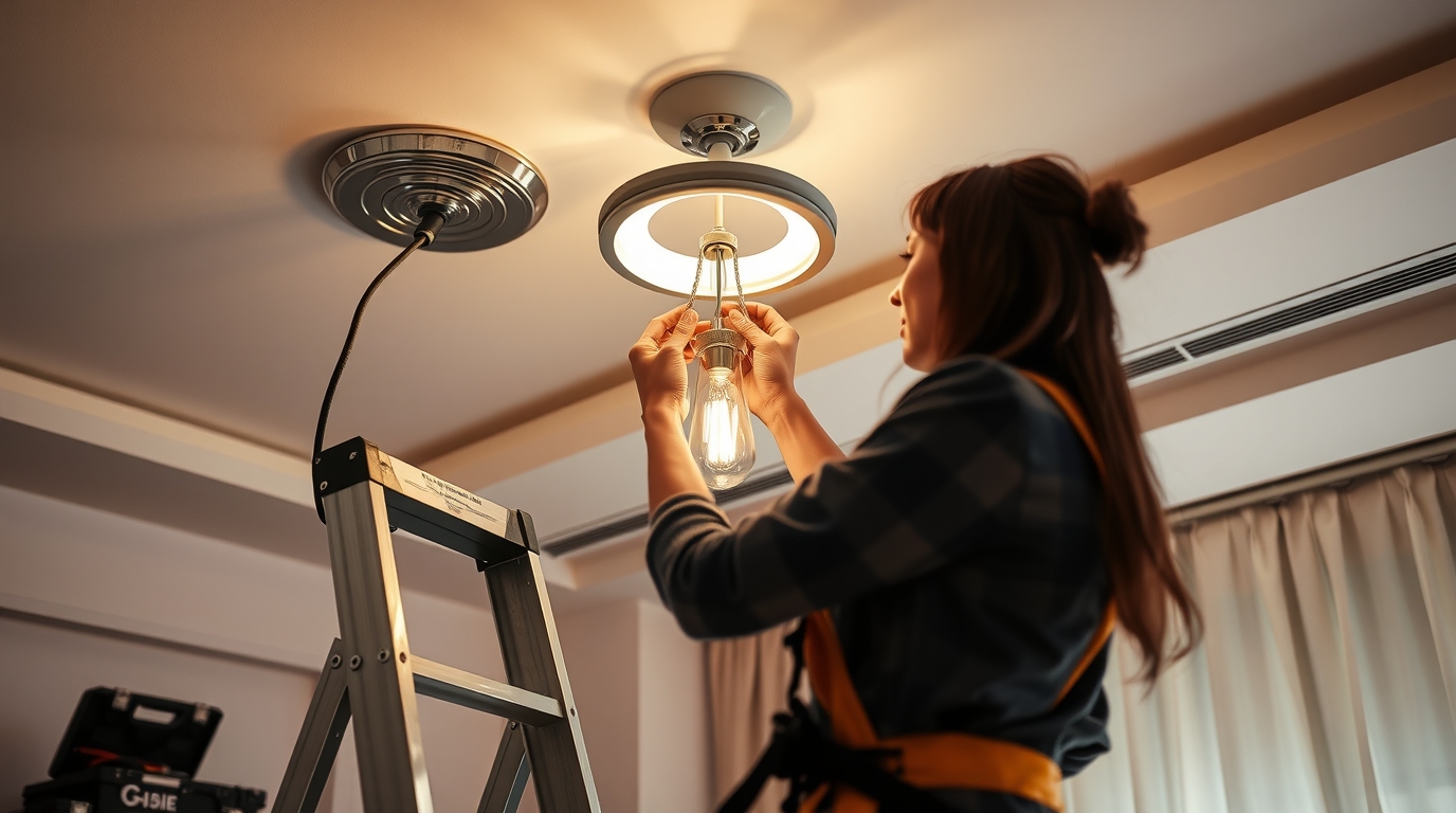 шинопровод на тросах